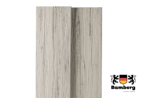 Террасная доска Bamberg SquareFossiled, Karelian Birch (Окаменелое дерево)  — Black Deck