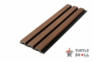 Реечная панель ДПК Turtle Shell Accent Lines, Australian Palisander